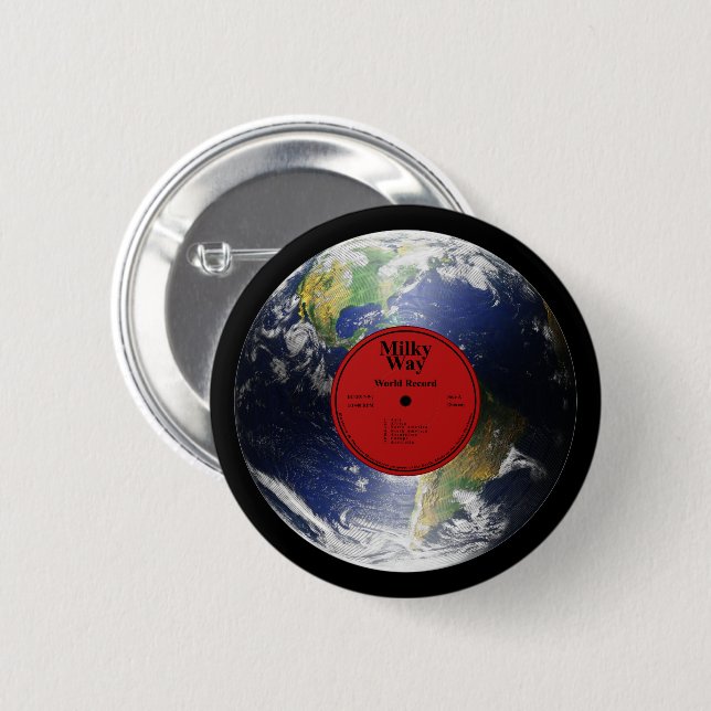 World Record - button (Front & Back)