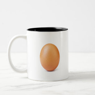 World Record Instagram Egg Two-Tone Coffee Mug