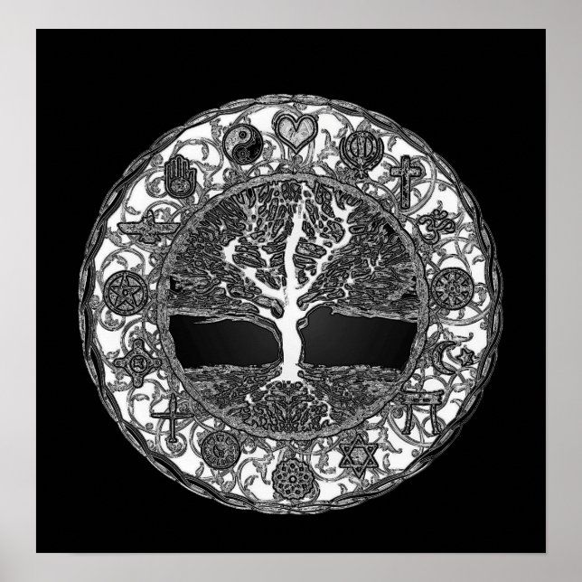 World Religions Tree of Life Poster (Front)