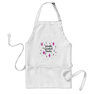 World’s Best Auntie Midcentury Standard Apron