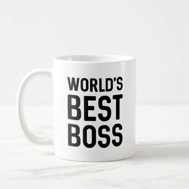 World’s Best Boss Coffee Mug (Left)