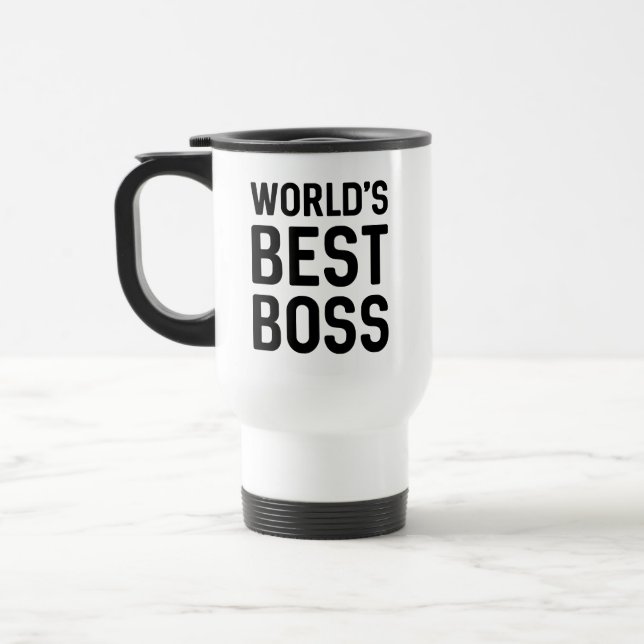 World’s Best Boss Travel Mug (Left)