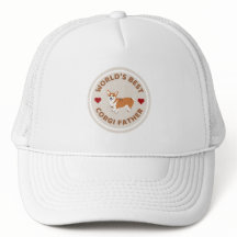 World’s Best Corgi Father Hat Proud Dog Dad Gift