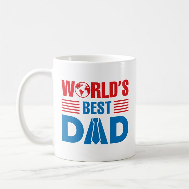 World’s Best Dad Coffee Mug (Left)