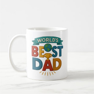 World’s Best Dad Mug   Retro Father’s Day Gift 