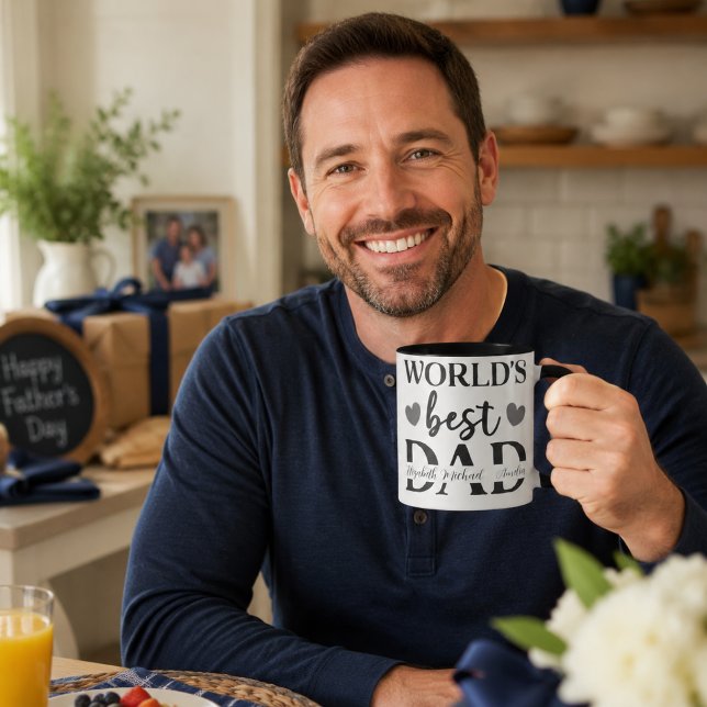 World’s Best Dad Personalised Mug (Creator Uploaded)