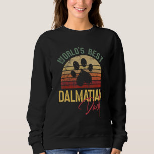 World´s Best Dalmatian Dad Sweatshirt