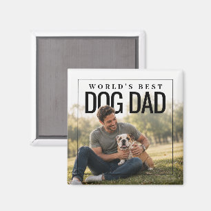 World’s Best Dog Dad PhotoPop Magnet