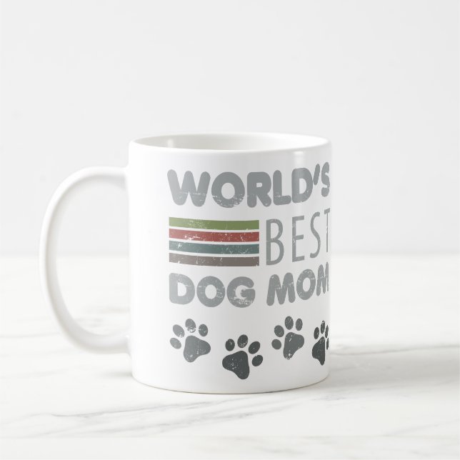 World’s Best Dog Mum Coffee Mug (Left)