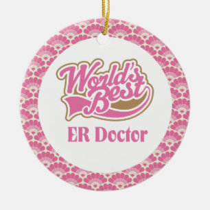 World’s Best ER Doctor Gift Ornament