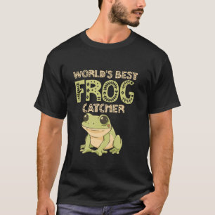 World s Best Frog Catcher Boys Kids Toddler Frog H T-Shirt