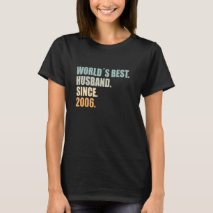 World´s Best Husband Since 2006 19th Wedding day a T-Shirt
