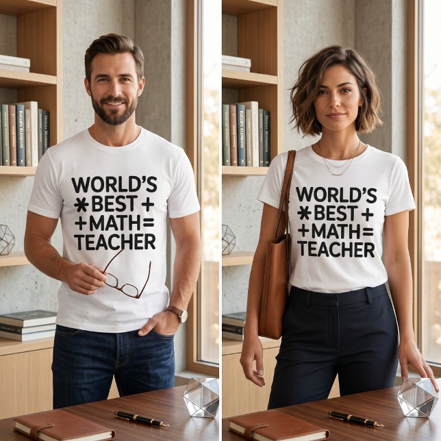 World’s Best Math Teacher Tee (Creator Uploaded)