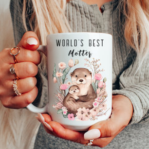 World’s Best Motter Hilarious Otter Customized Mug