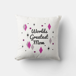 World’s Best Mum Midcentury Cushion