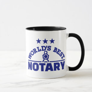 World’s best notary mug