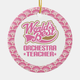 World’s Best Orchestra Teacher Gift Ornament