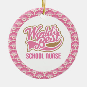 World’s Best School Nurse Gift Ornament