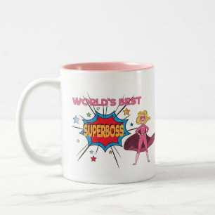 World’s best SUPERBOSS – Funny boss mug – Women