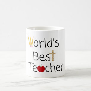 World’s Best Teacher Cool School Supplies Coffee Mug