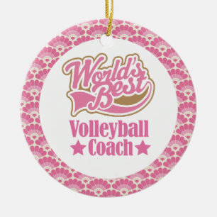 World’s Best Volleyball Coach Gift Ornament