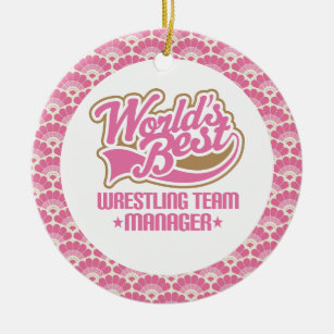 World’s Best Wrestling Team Manager Gift Ornament