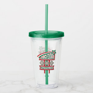 World’s Biggest Birthday Party Marquee Acrylic Tumbler