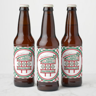 World’s Biggest Birthday Party Marquee Beer Bottle Label