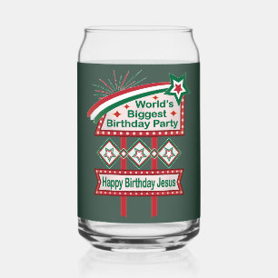 World’s Biggest Birthday Party Marquee Can Glass