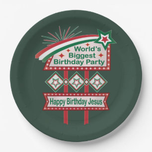 World’s Biggest Birthday Party Marquee Paper Plate