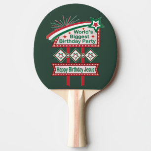 World’s Biggest Birthday Party Marquee Ping Pong Paddle