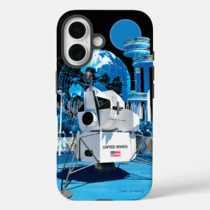 World’s Fair Lunar Module (Night): iPhone 16 Case