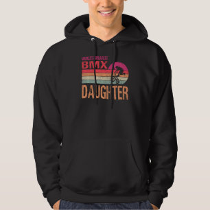 World S Greatest Bmx Daughter Vintage Mother S Day Hoodie