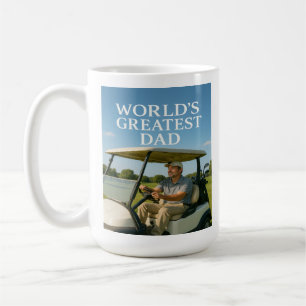 World’s Greatest Dad – Golf Cart Cruise Coffee Mug