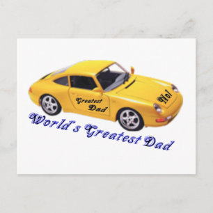 World’s Greatest Dad Postcard
