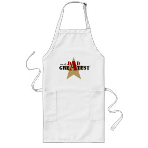 World’s Greatest dad star custom apron