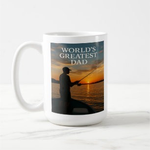 World’s Greatest Dad – Sunset Castaway Coffee Mug