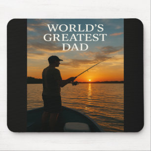 World’s Greatest Dad – Sunset Castaway Mouse Pad