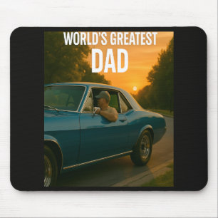 World’s Greatest Dad – Sunset Cruise Edition Mouse Pad