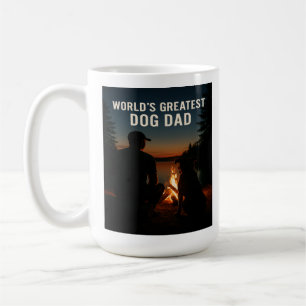 World’s Greatest Dog Dad – Campfire Edition Coffee Mug