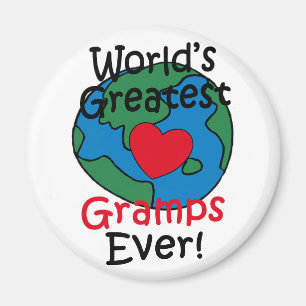 World’s Greatest Gramps Heart Magnet