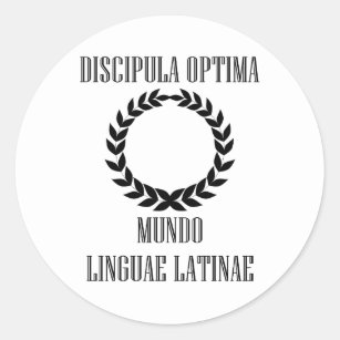 World’s Greatest Latin Student (Female) Classic Round Sticker