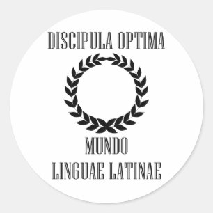 World’s Greatest Latin Student (Female) Classic Round Sticker