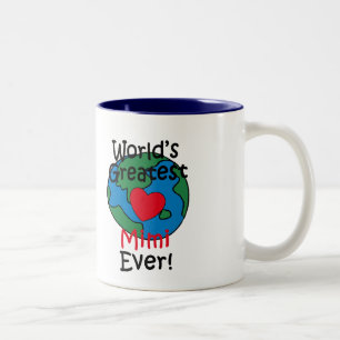 World’s Greatest Mimi Heart Two-Tone Coffee Mug