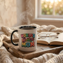 World’s Greatest Mum, Mother’s Day gift, retro typ