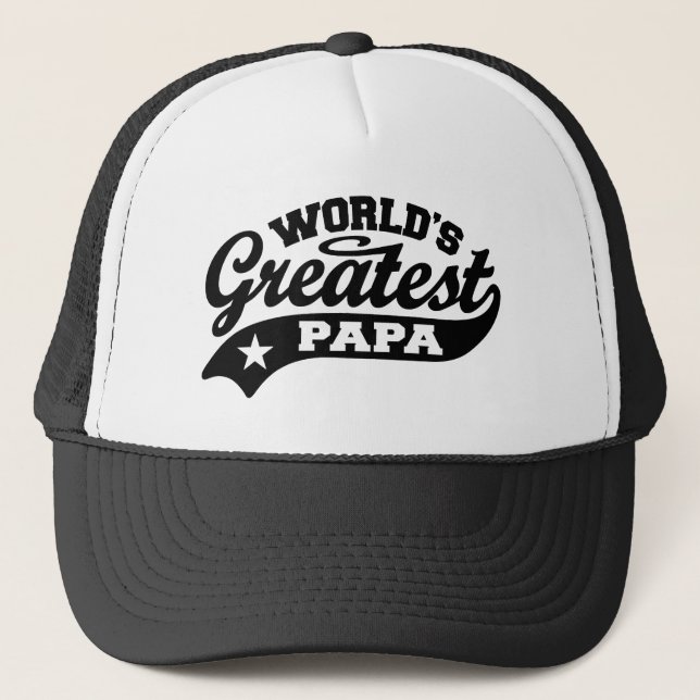 World’s Greatest Papa Trucker Hat (Front)