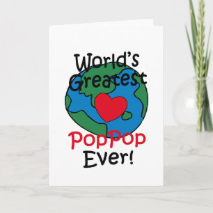 World’s Greatest PopPop Heart Card