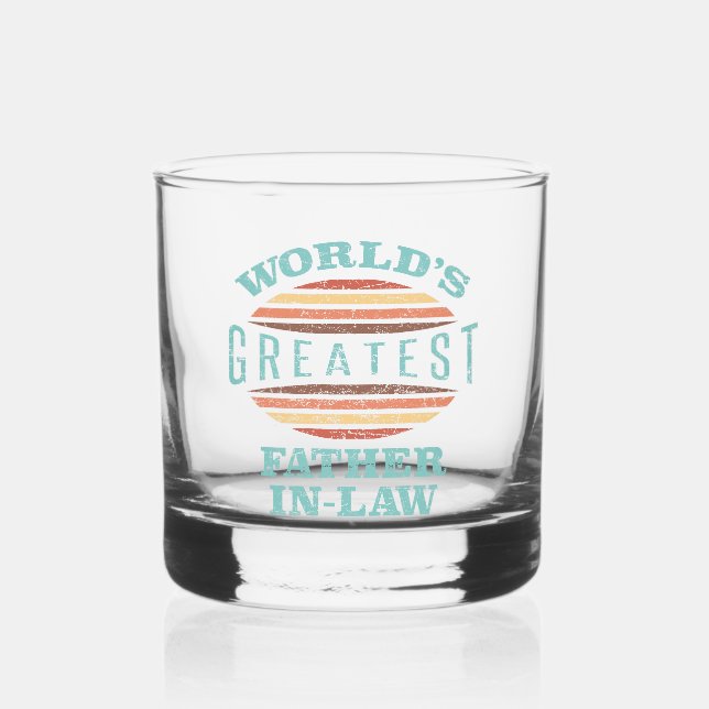World’s Greatest Son-In-Law Whiskey Glass (Front)