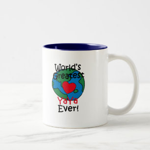 World’s Greatest YaYa Heart Two-Tone Coffee Mug