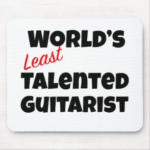 World’s Least Talented Guitarist Mouse Pad